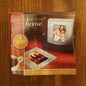 🍁Sarah Peyton Glass photo coasters🍁